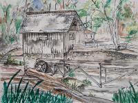 Waterwheel at the Schiele SOLD by Anna Currie