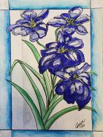 Those Irises by Anna Currie